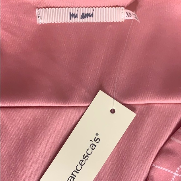 Leticia Plaid Pink Romantic Ruffle Wrap dress midi women’s new size xs - Picture 3 of 8